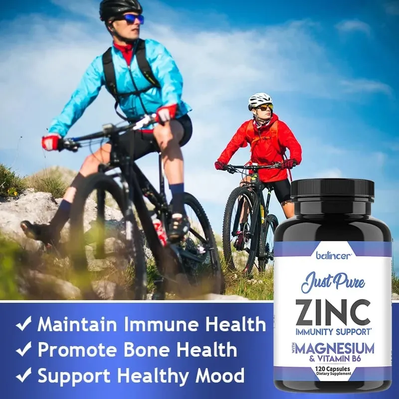 Zinc Supplements - Promotes Energy Production Supports Immune System and Overall Health Non-GMO Gluten-Free — image 4