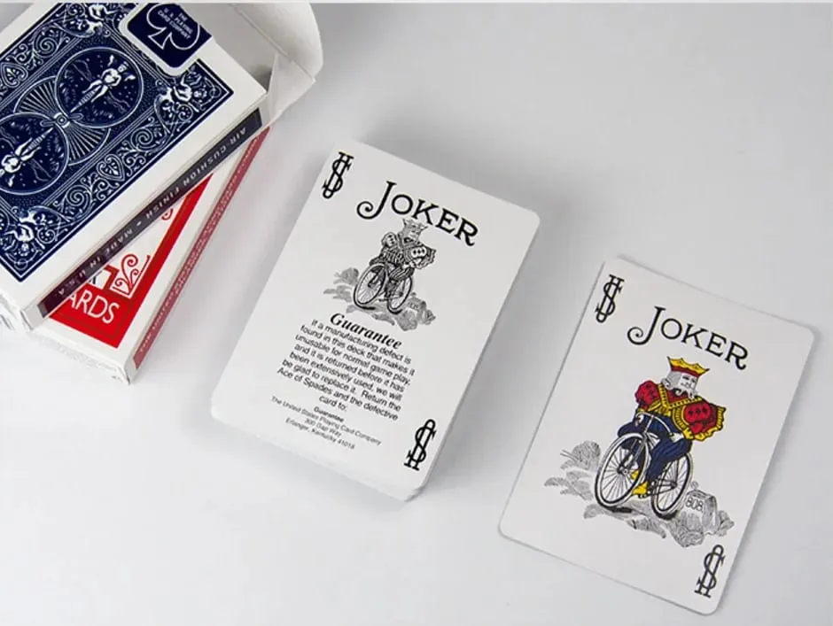 International Version Bicycle Rider Back Playing Cards Blue/Red Regular Standard Deck Card Games Card Magic Trick Magicians Prop — image 5