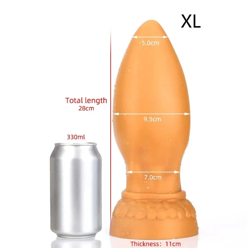 Süper Büyük Sıvı Silikon Anal Plug Büyük Yapay Penis ButtPlug prostat masaj aleti Vajina Anüs Genişleme Seks Oyuncakları Ürün Erkekler Için Eşcinsel — image 6