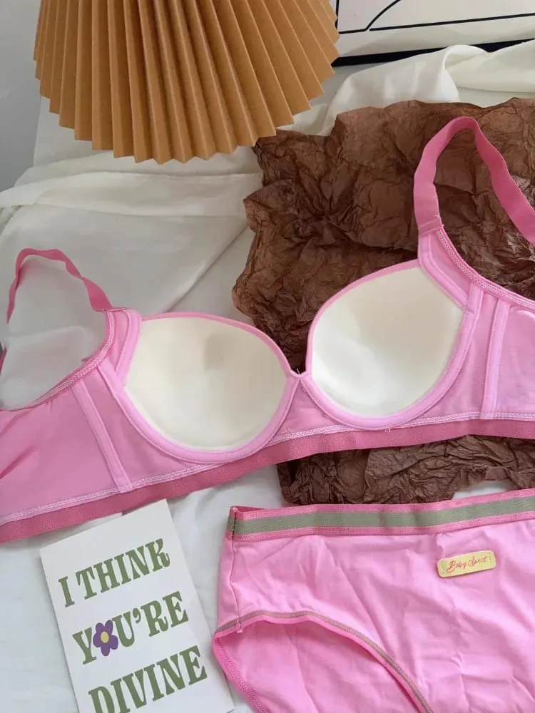Dopamine Pink Plus Size Bra - Big Bust Lift | Anti-Sag Non-Trace Thin Lingerie Wireless Push Up Comfort Sexy Support — image 6