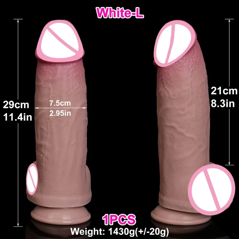 Morbido realistico enorme dildo spesso sensazione di pelle ventosa in silicone pene grande giocattolo del sesso anale per donna uomo coppie masturbazione cazzo