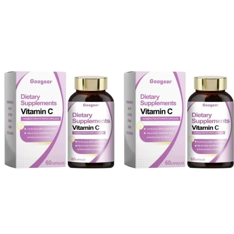 Capsules de vitamine C, 60 capsules de supplément nutritionnel quotidien, format pratique pour le bien-être général et un mode de vie sain — image 8