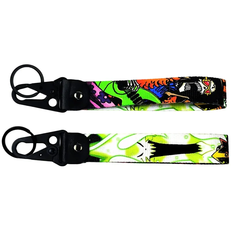 One Piece Cool Eagle Beak Keychain Lanyard Anime Manga Series Badge Holder USB Pendant Portable Key Lanyard Accessories — image 12