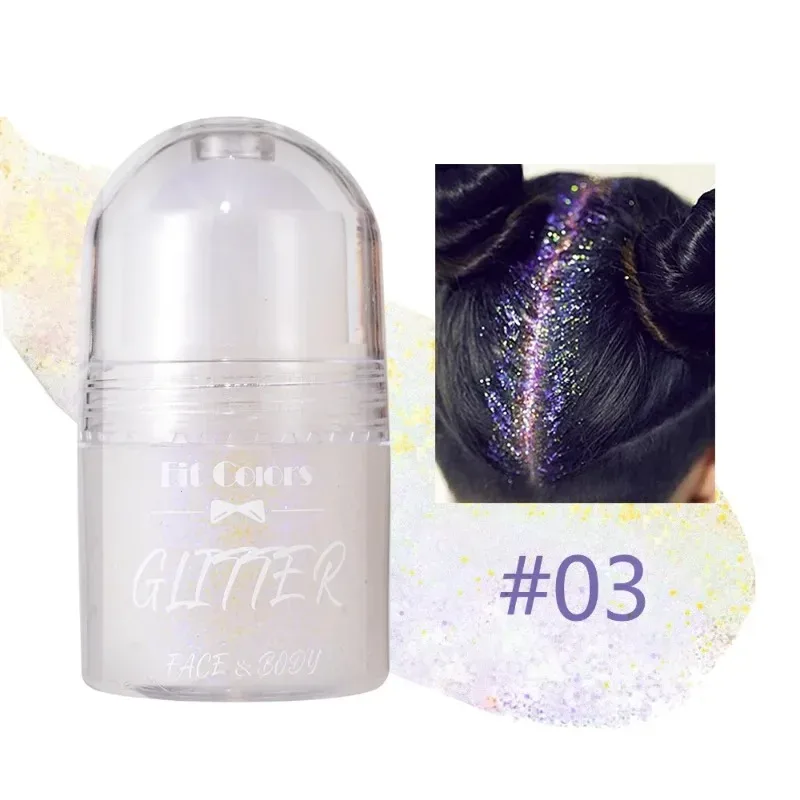 Sparkling Sequins Glitter GEL Face Body Eye ภาพวาด Shine Liquid สีขาว Silvery Pearl GLOSS Eye Brighten STAGE แต่งหน้าตกแต่ง — image 8