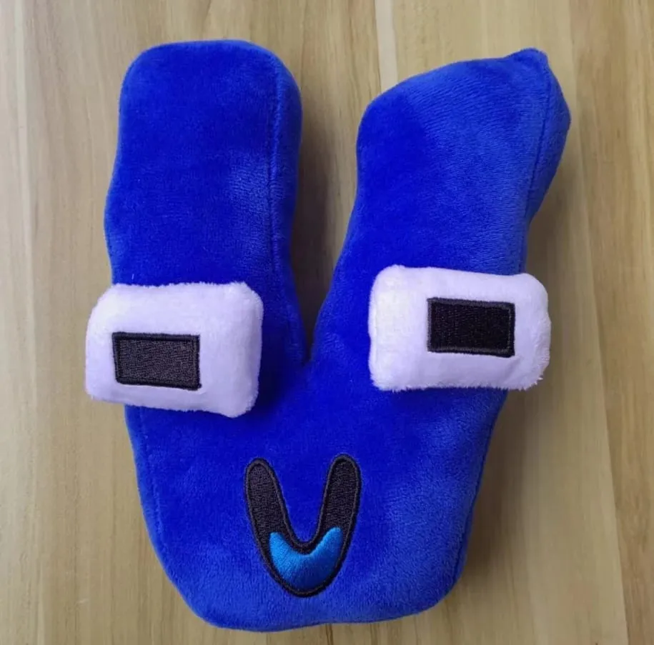 น่ารัก A-Z ตัวอักษรสีแดงหมอน Plush Soft Letter ตุ๊กตาตุ๊กตาเด็กการศึกษาการเรียนรู้ของเล่นของขวัญ — image 19