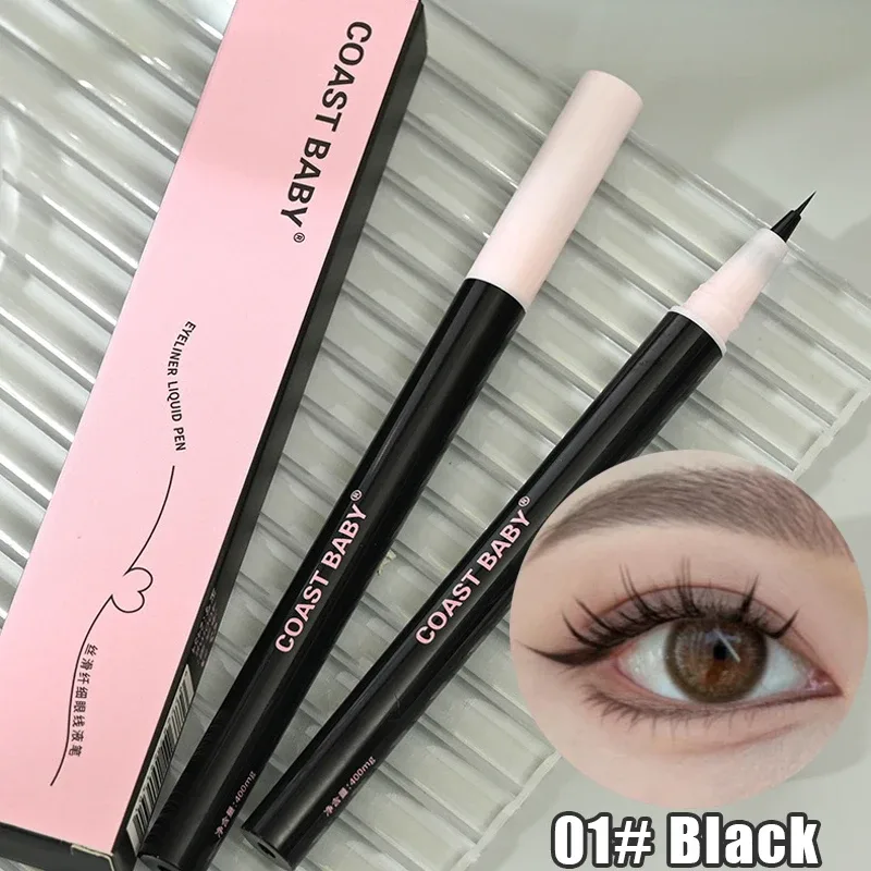 0.05 มม.อายไลเนอร์ปากกา Matte Smooth Quick แห้งกันน้ำ ULTRA-บางอายไลเนอร์ขนตาล่างปากกา Non Smudging เกาหลีแต่งหน้า — image 9