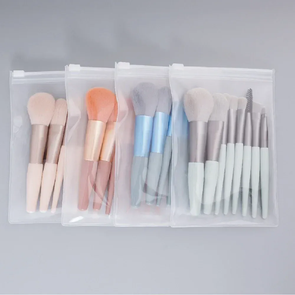 8-delige make-upborstelset Zachte pluizige professionele cosmetische foundationpoeder Oogschaduw Kabuki Blending Make-upborstels Schoonheidstools — image 2