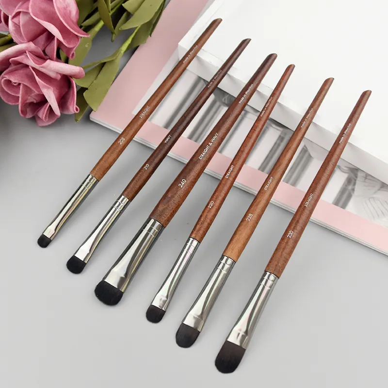 1pc MF Eyeshadow Makeup Brushes Concealer Make Up Brush Crease Highlight Smudge Synthetic hair Eye Shadow Soft cosmetic tools — image 3