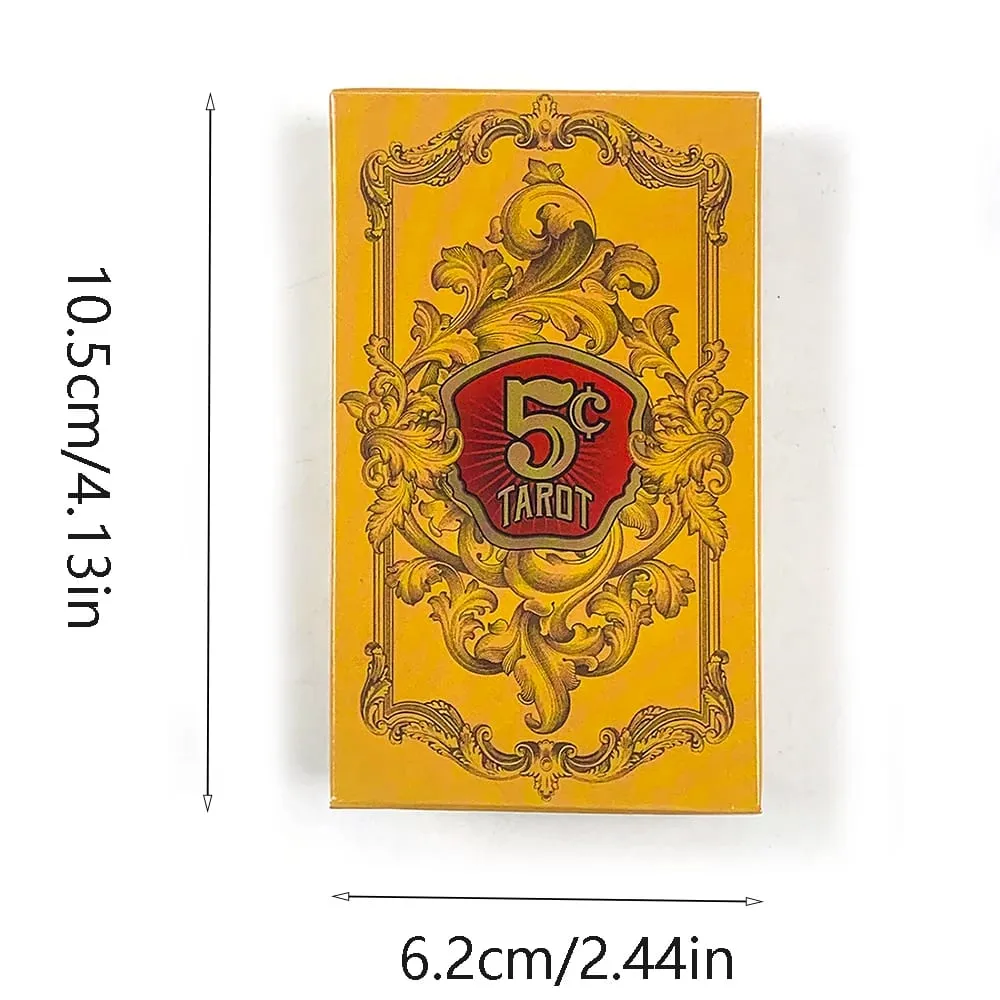 5-Cent-Tarotkarten 78-teiliges Vintage-Retro-Tarot-Deck-Wahrsagungs-Borad-Spielkartenspiel für Tarot-Leseanfänger — image 6