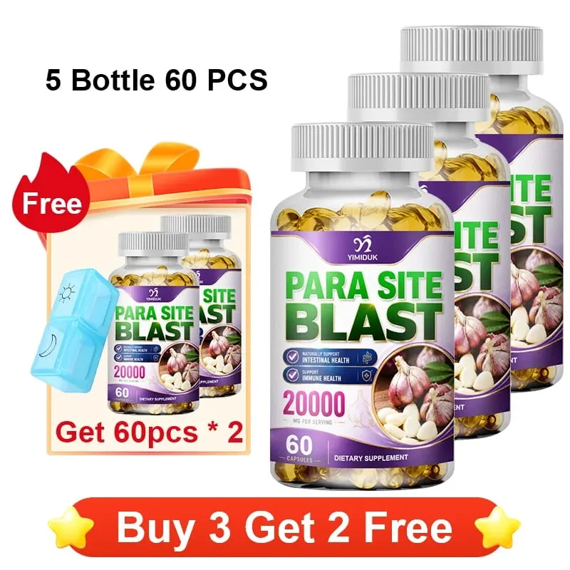 Para Site Blast Capsules with Echinacea Papaya & Oregano Support Seasonal Defense Healthy Digestion Cleanse Gut & Immune