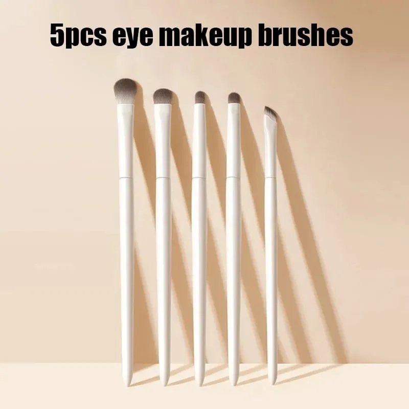 5/6/8/10 Stuks Make-Up Kwasten Set Professionele Zachte Oogmake-up Kwasten Contouren Oogschaduw Eyeliner Oog Detail Borstel Makeup Tools
