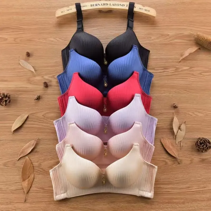 Sexy Wireless Push Up Bra No Steel Ring Seamless 8cm Thick Padded Lingerie for Women Comfort Adjustable Straps — image 2