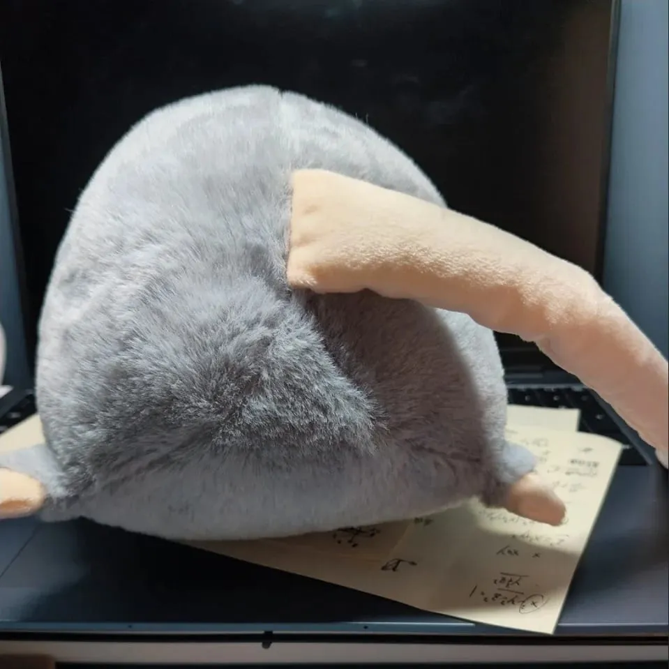 Bonito grande rato de pelúcia travesseiro simulação desenho animado rato boneca 35/50/90cm presente de aniversário