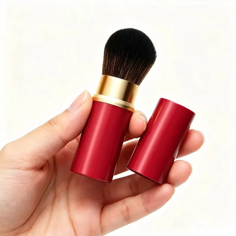 1pc Retractable Blush Brush Kabuki Foundation Brush Soft Fluffy Powder Contour Makeup Brushes Portable Makeup Tools — image 10