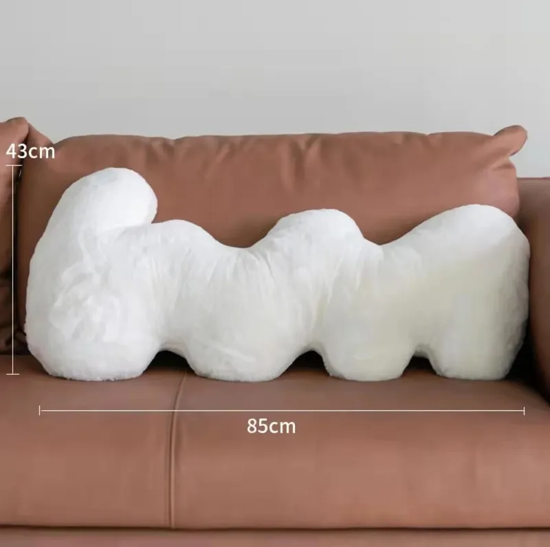 85 ซม.Nordic Home Decor เบาะสีขาวหมอน Plush Soft สำหรับเก้าอี้โซฟาที่นั่ง Love Shape Letter หมอนอิง Decoractive Props ของขวัญ