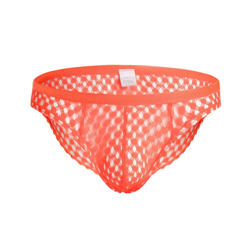 Intimo da uomo in pizzo trasparente con taglio basso — image 2
