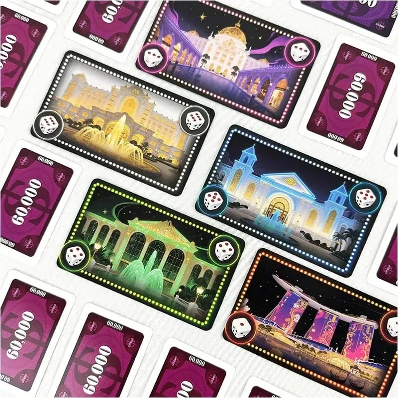 Přenosná verze strategické deskové hry Las Vegas Royale – skvělá volba pro rodinnou herní noc