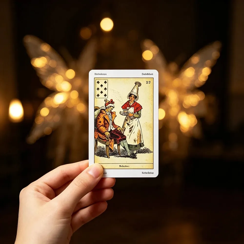 Sibilla Oracle Cards 52 carte Giochi di mazzo di divinazione tradizionale italiana perfetti per la vita quotidiana Guida alla lettura e alle relazioni — image 5