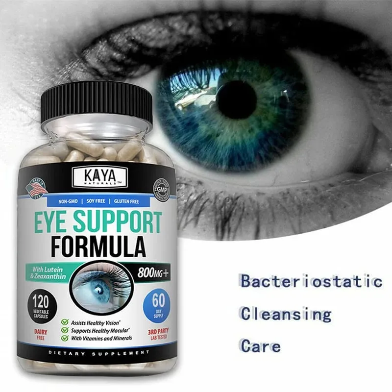 Eye Support Capsules Lutein Bilberry - Improve Vision Health Macula Healthy Macula Blue Light & Eye Fatigue Relief — image 1