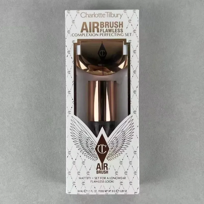 Semburan Tetapan Cecair Charlotte Tilbury Foundation Liquid Setting Spray Sutera Tahan Lama Concealer Pelembap Kontur Meningkatkan Solekan Wajah — image 2