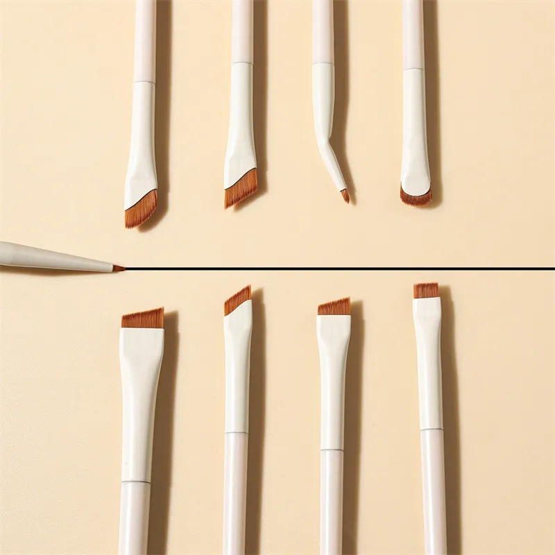 1/3/7/9-teiliges weißes Upgrade-Blade-Eyeliner-Pinsel-Augen-Make-up-Pinsel-Set, ultradünn, feiner Winkel, flacher Augenbrauen-Pinsel für präzise Details — image 4