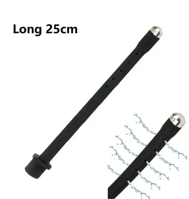 Silicone Long 58cm Anal Beads Plug Dilator Douche Enema Vagina Cleaning Kit Buttplug Syringe Shower Head Gay Sex Toy For Couples — image 8
