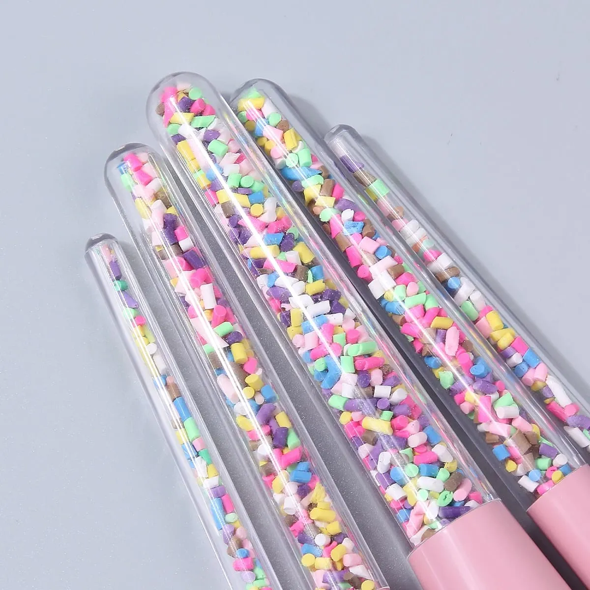 Набор кистей для макияжа Candy Sprinkle, 5 шт., розовые мягкие синтетические кисти для лица и глаз