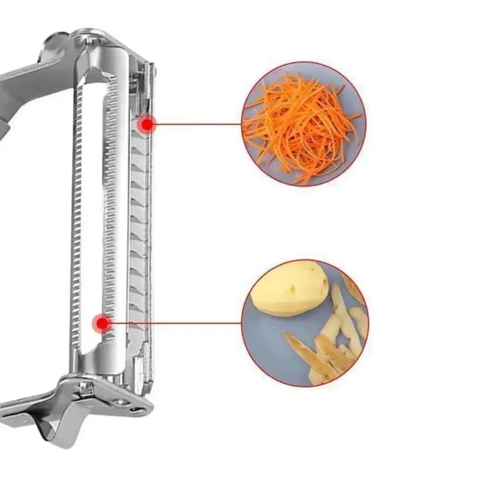 1 Pc Keuken Groenten Fruit Dunschiller Groentesnijder Hoge Kwaliteit Roestvrij Staal Aardappel Komkommer Wortel Rasp Julienne Dunschiller — image 9