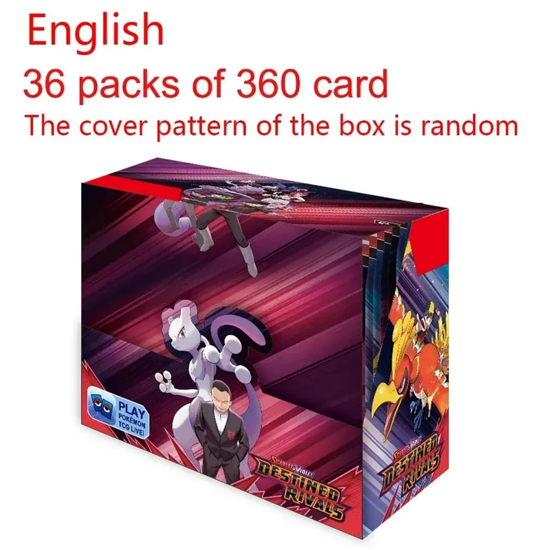 2026 360 unids/set Tarjeta de Pokémon MEGA EVOLUCIÓN pregrupo SCARLET & VIOLE 151 PHANTASMA FLAMES prismático inglés Booster Tarjeta de batalla — image 8
