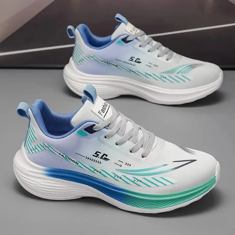 Herren-Laufschuhe, leicht, atmungsaktiv, Mesh-Sneaker, dicke Sohle, dämpfend, lässige Wanderschuhe, Größe 39–44 — image 7