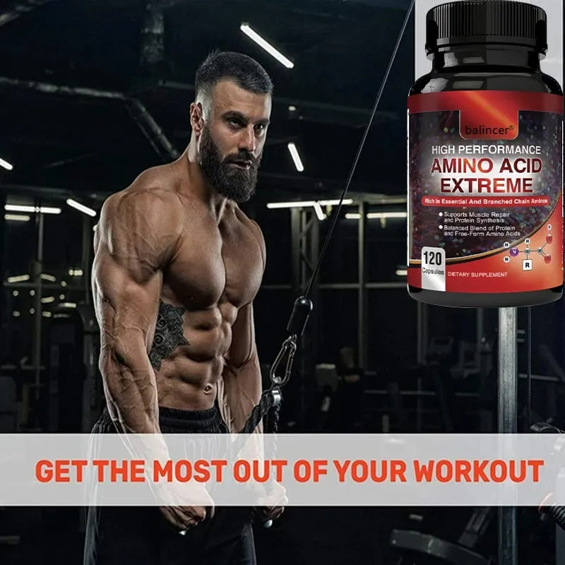 High Performance Amino Acids - Rich in Amino Acids and BCAAs - Muscle Replenishment Repair and Growth Workout Supplement — image 5
