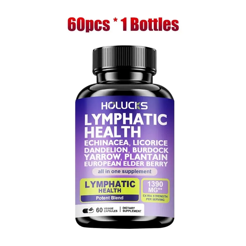 Acquista 2 Ricevi 2 gratis! Il supporto delle capsule per la salute linfatica pura riduce il gonfiore stimola la disintossicazione e il sistema immunitario migliora la circolazione