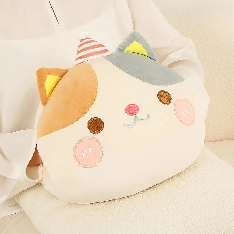 30cm Cartoon Animal Plush Small Pillow Hands Warm Burner Down Cotton Soft Cat Penguin Dinosaur Duck Bear Plushie Peluche Gift — image 6