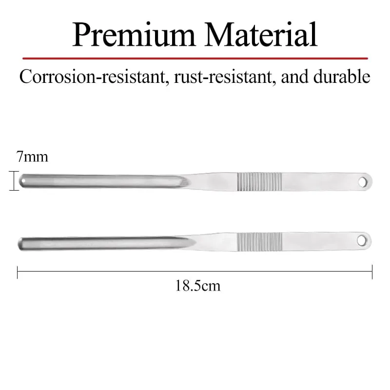 Guida per il naso Guida per protesi nasale ultrasottile perforata Dispositivo di posizionamento Strumento per chirurgia plastica estetica per naso in acciaio inossidabile — image 4