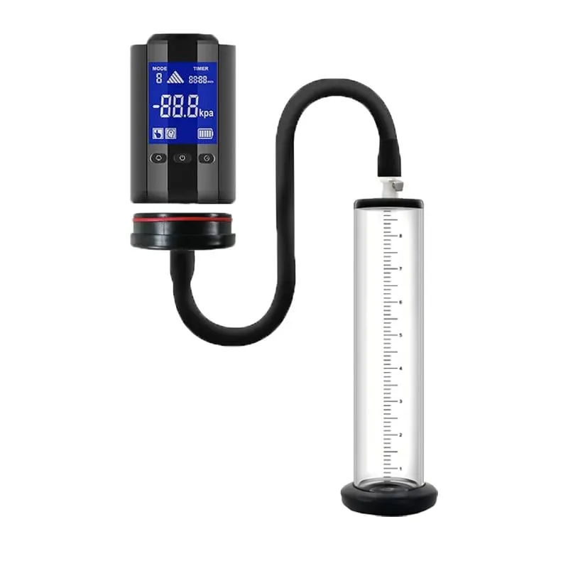 Men's Smart Penis Pump Electric Masturbator Penis Endurance Trainer Acrylic Erotic Negative Pressure Cylinder Sex Toy for Men18+ — image 1