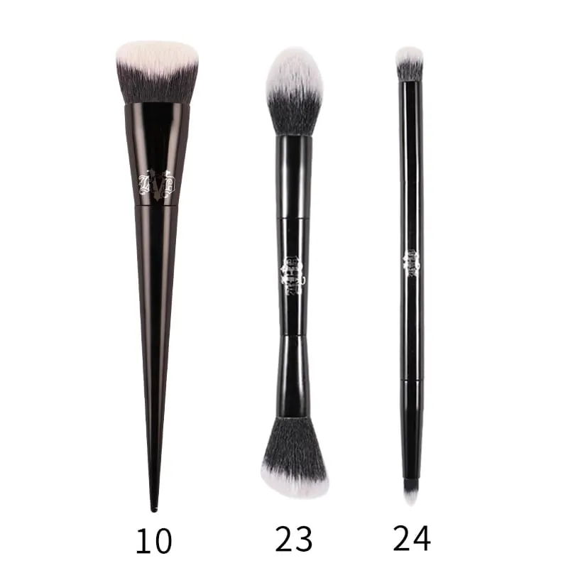 Kat Von D ensemble de pinceaux de maquillage et Kit fond de teint Blush surbrillance correcteur poudre sculptant pinceau fard à paupières marque KVD pinceau de maquillage — image 9