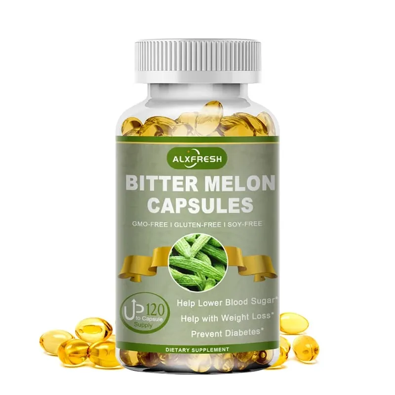 Alxfresh Extra Strength Bitter Melon 2500 mg 16:1 Συμπλήρωμα Τυποποιημένο και συμπυκνωμένο 100% χορτοφαγικό χωρίς γλουτένη, μη ΓΤΟ