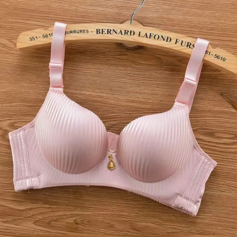 Sexy Wireless Push Up Bra No Steel Ring Seamless 8cm Thick Padded Lingerie for Women Comfort Adjustable Straps — image 9
