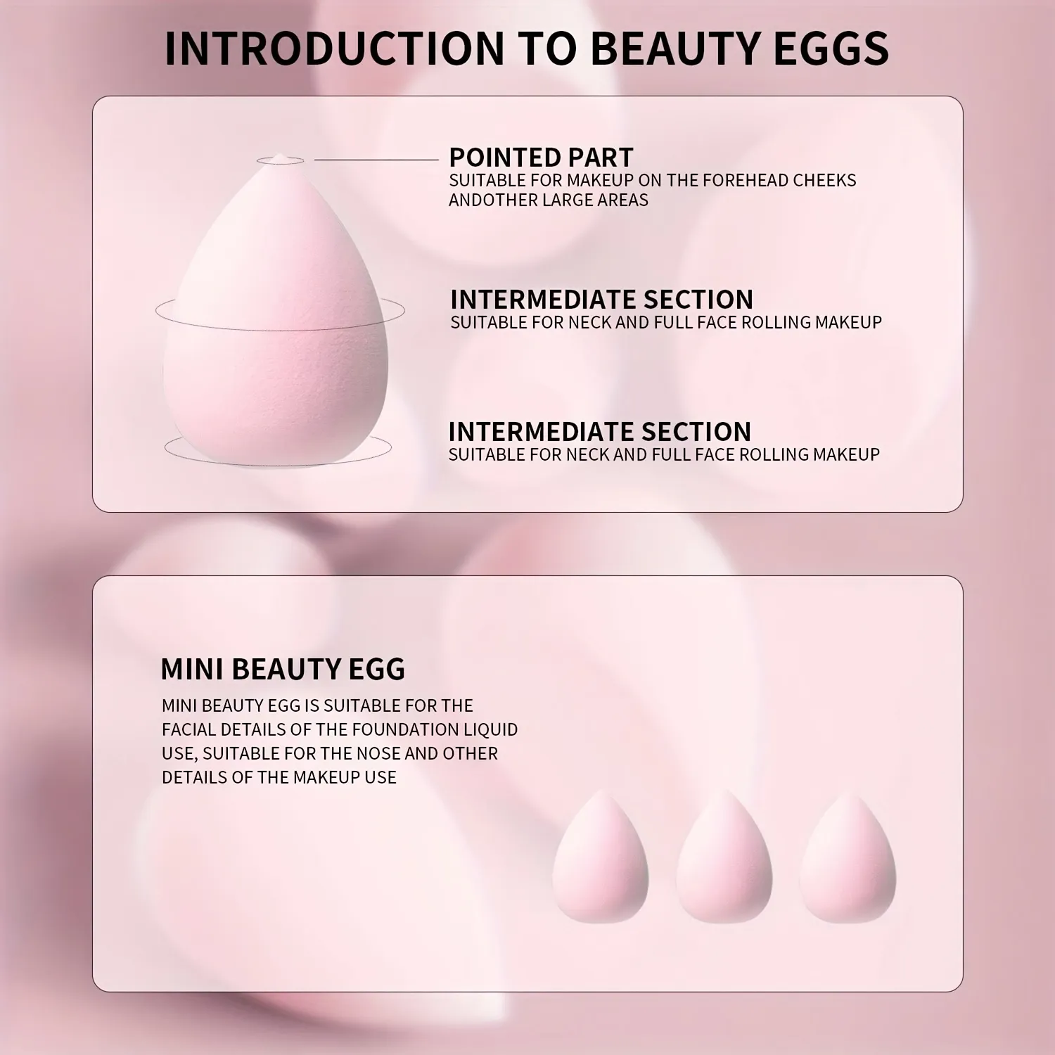 Set di pennelli e spugne per trucco professionale da 25 pezzi - 13 pennelli + 12 frullatori idrofili per liquidi/crema/polvere | Kit artista vegano con custodia