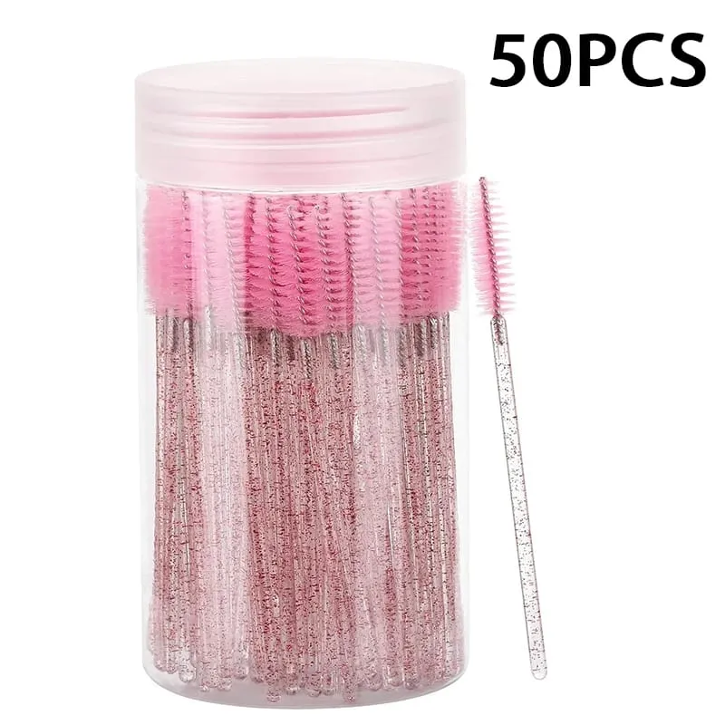 50/150PCS Usa E Getta Pennello Per Ciglia Mascara Bacchette Pennello Per Sopracciglia Applicatore di Trucco per Estensione Delle Ciglia Strumenti di Bellezza