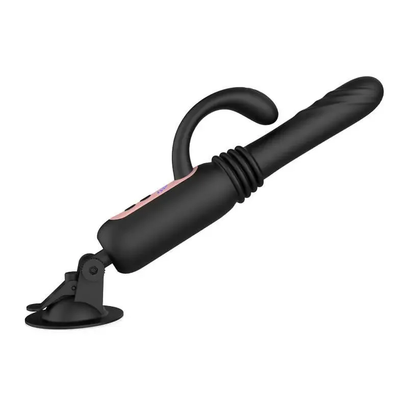 7 Machine sexuelle télescopique, gode vibrateur, 30MM, étirement automatique, Rechargeable avec ventouse, jouets sexuels pour adultes pour femmes