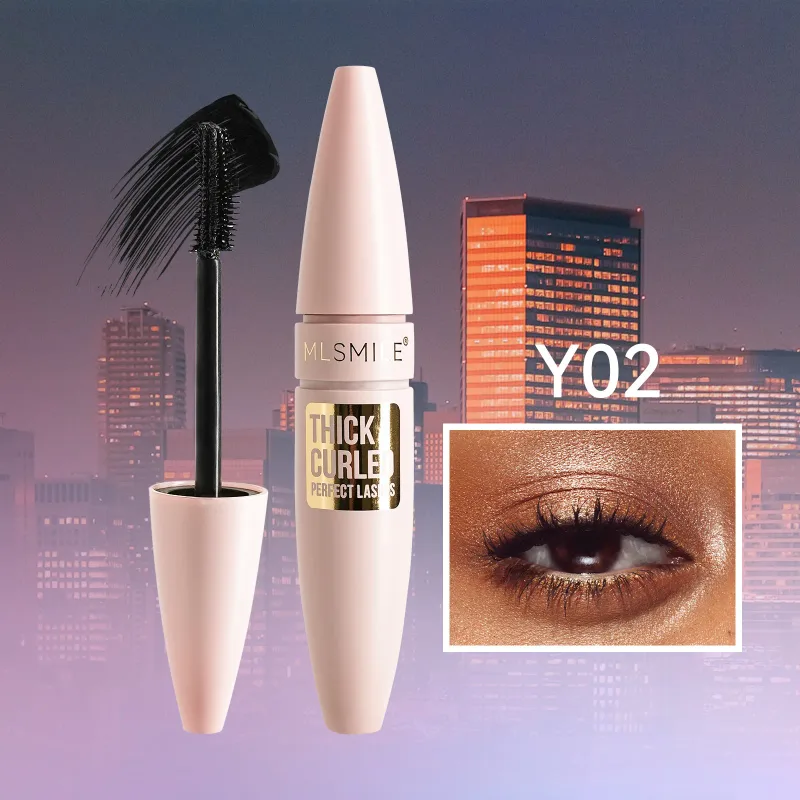 Bunte Wimperntusche, dicke Locken, wasserfest, natürliche Wimpern, verlängert, langanhaltend, schnell trocknend, blau, braun, schwarz, Wimperntusche, Augen-Make-up — image 9