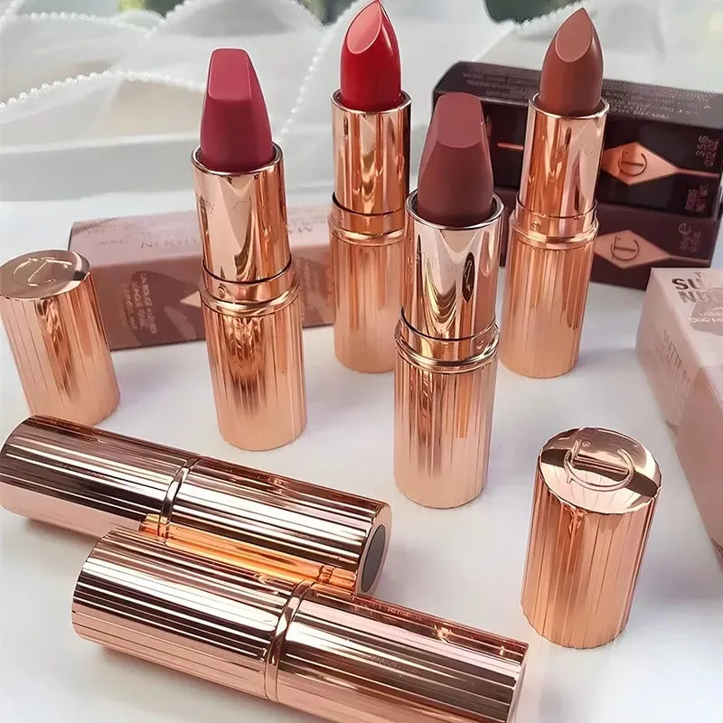 Charlotte Tilbury Merek Dua Warna Berbentuk Hati Bubuk Perona Pipi Pengaturan Semprot Pengontrol Minyak Bubuk Perona Pipi Bantalan Udara Pena Kosmetik — image 3