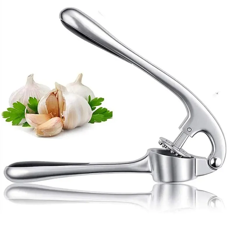 Køkken Premium Hvidløgspresser Rocker Knuser Opvaskemaskine Sikker Professionel hvidløgshakkerkværnværktøj - Let-klem Easy-Clean — image 1