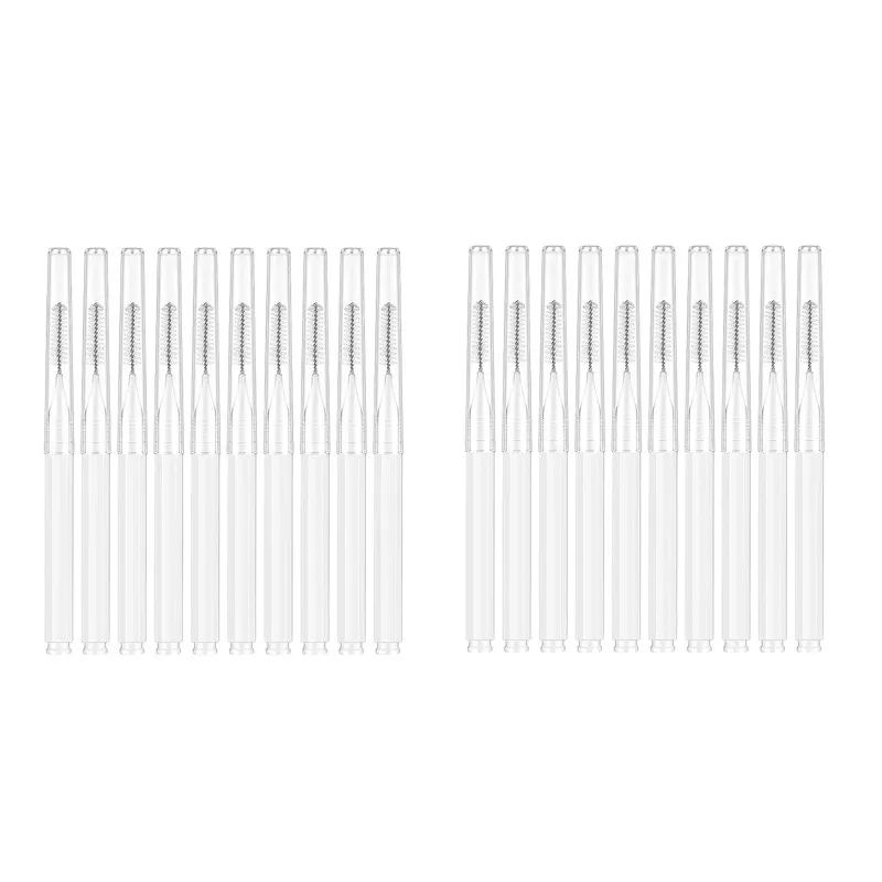 10/20 Pcs Spazzole per sopracciglia Mini Brow Lifting Brush Usa e getta Trucco Strumento per ciglia Dente Pennello interdentale Forniture per estensione ciglia — image 17