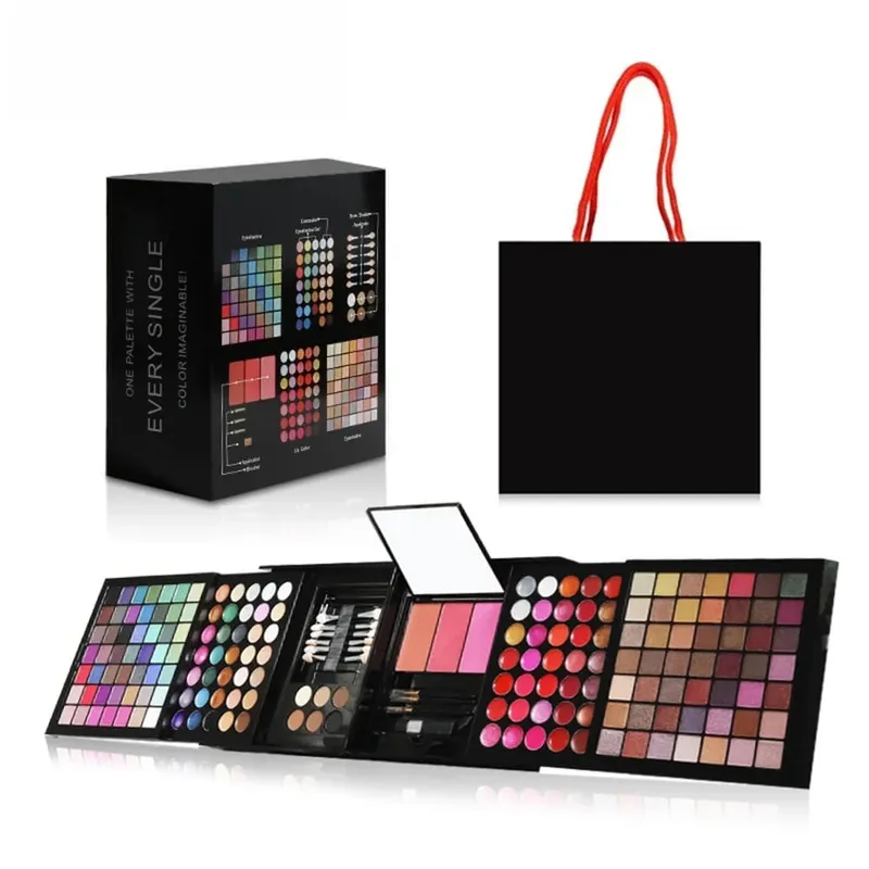 Nieuwe multifunctionele make-upkit Volledige set box voor vrouwen Waterdichte lippen Blush Foundation Beginner Reizen draagbaar palet — image 1