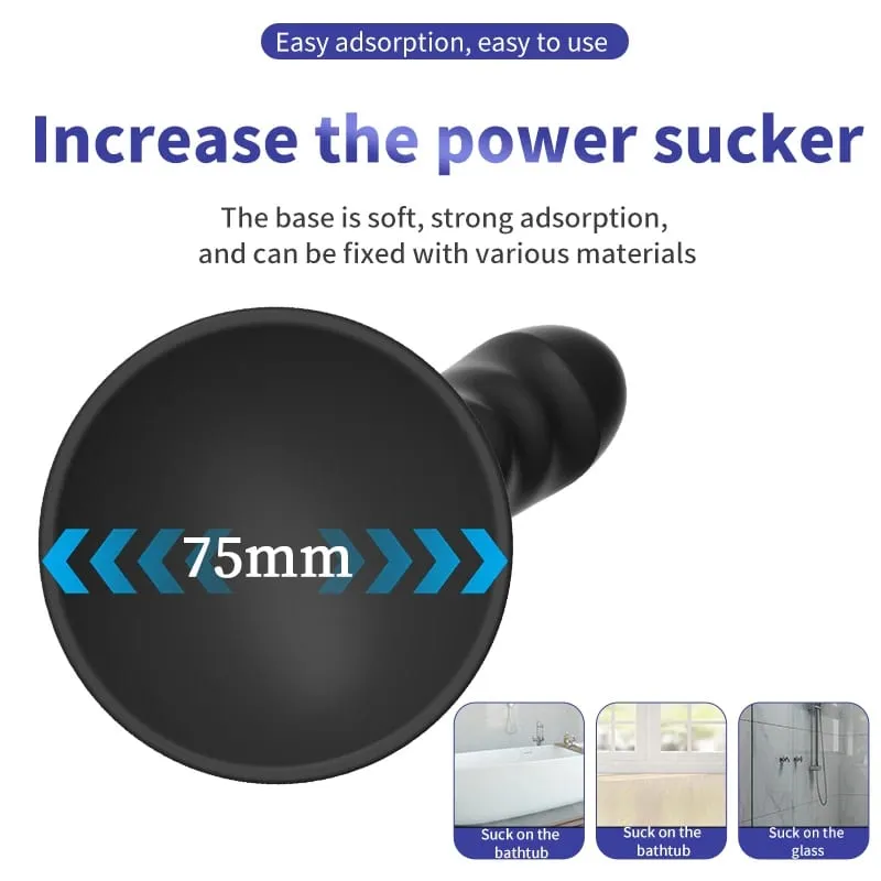Anal Plug Dildo พร้อมถ้วยดูดที่แข็งแกร่ง Butt Plug Prostate Massager หญิง Masturbation เครื่องมือของเล่นสำหรับคู่ผู้ใหญ่ผลิตภัณฑ์ — image 2