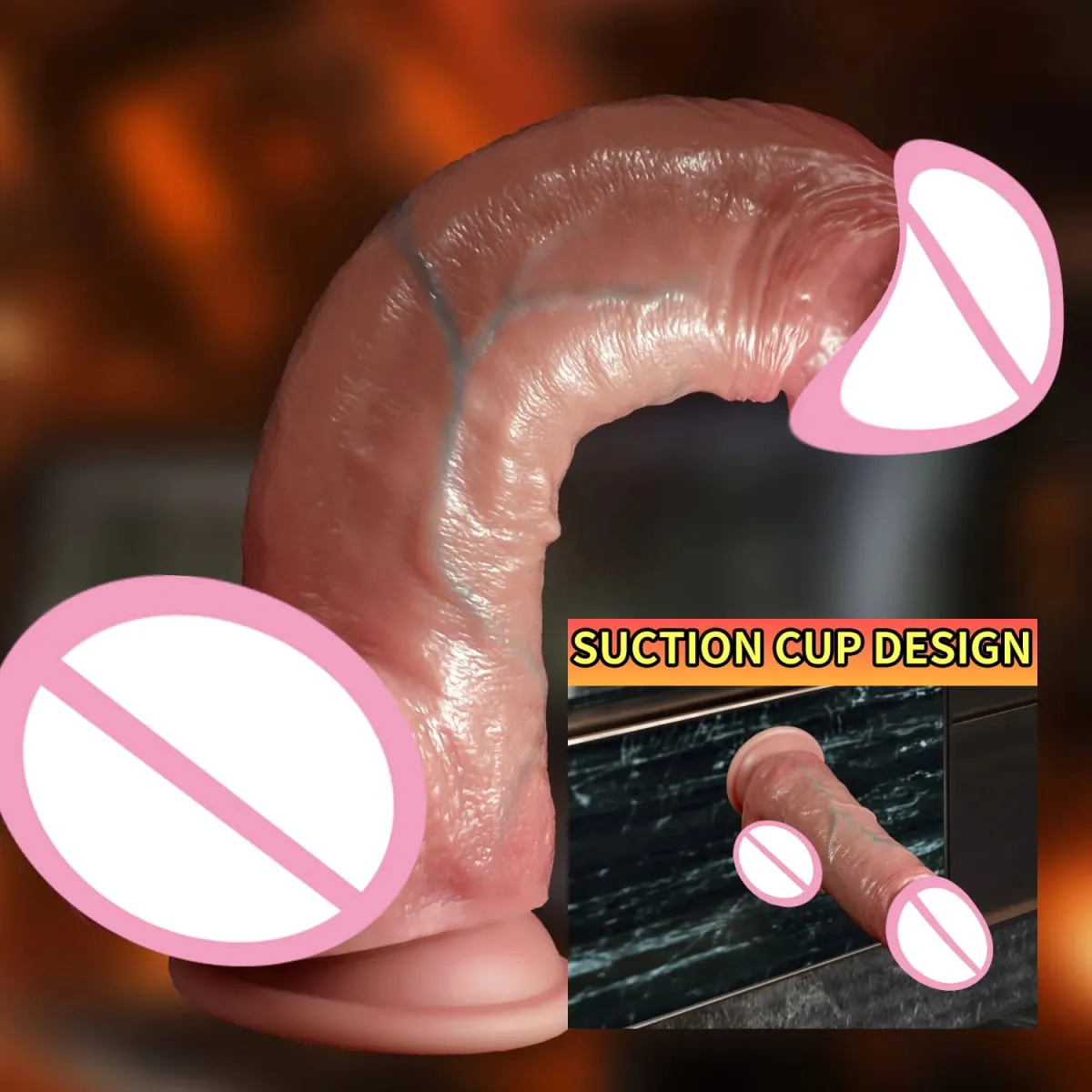 2 en 1 consolador súper realista pene deslizante prepucio eyaculación Miembro grande penetración Anal masturbación femenina Sexy juguetes sexuales para adultos