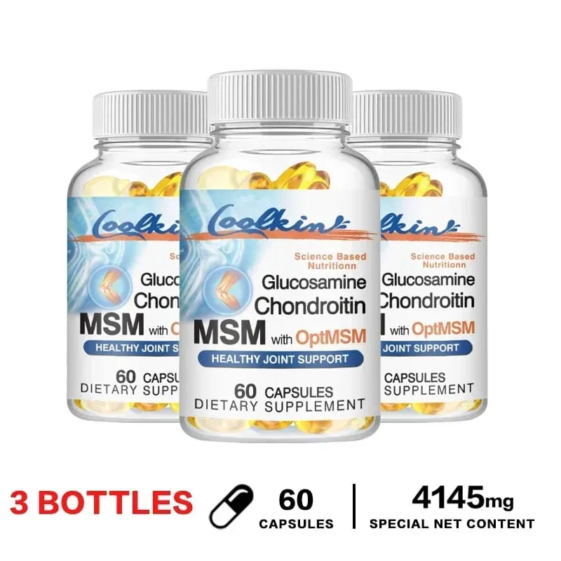 Glucosamine Chondroitin MSM with OptiMSM - Helps Maintain Healthy Joint Function and Mobility Protecting Cartilage Tissue — image 11