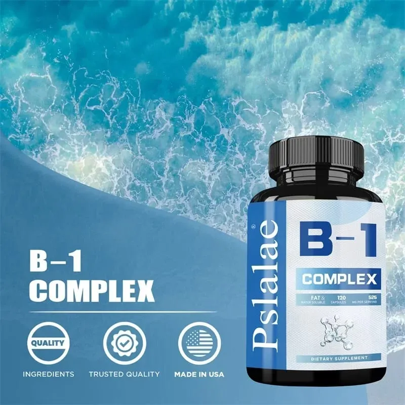 Complesso di vitamina B1: la formula per l'umore, la fatica, la digestione, lo stress aumenta l'energia e il metabolismo — image 4